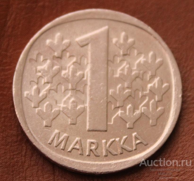 Финляндия 1 марка .1981 г .