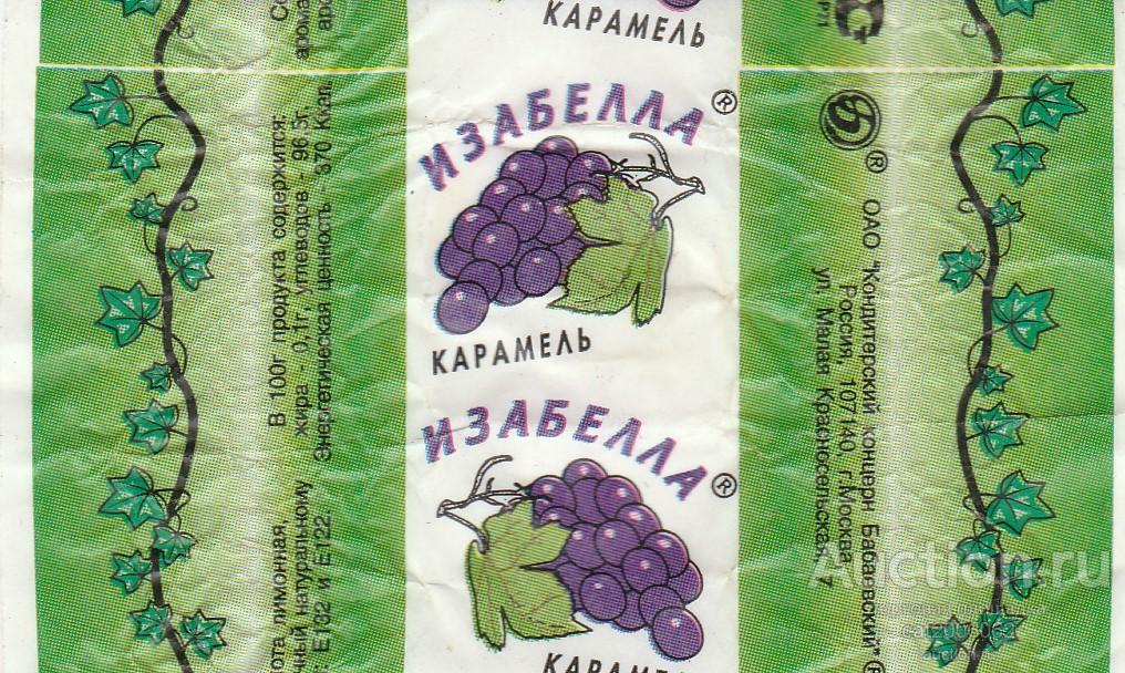 Леденцы Изабелла закрутка