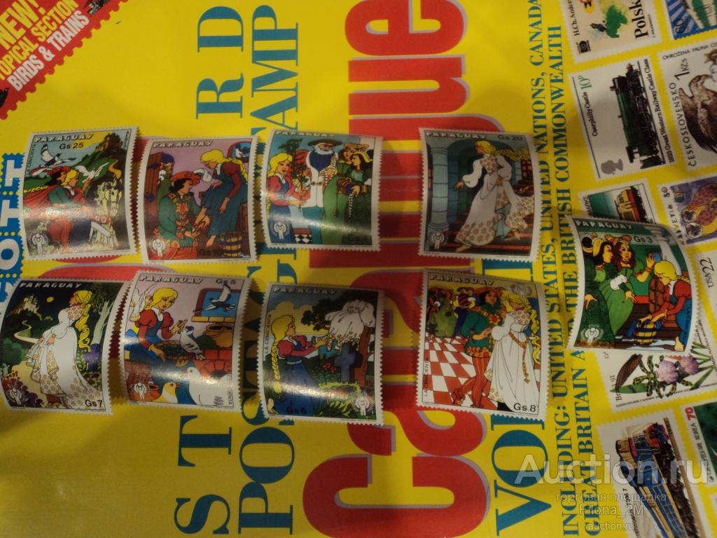 Марки.Парагвай.1979 г.Серия.Сказки.Мультфильм.М#3185-93.(10 евро).MNH**