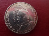 ГЕРМАНИЯ 2 МАРКИ 1901 . 200 лет династии .ОРИГИНАЛ !!СЕРЕБРО . / С 384