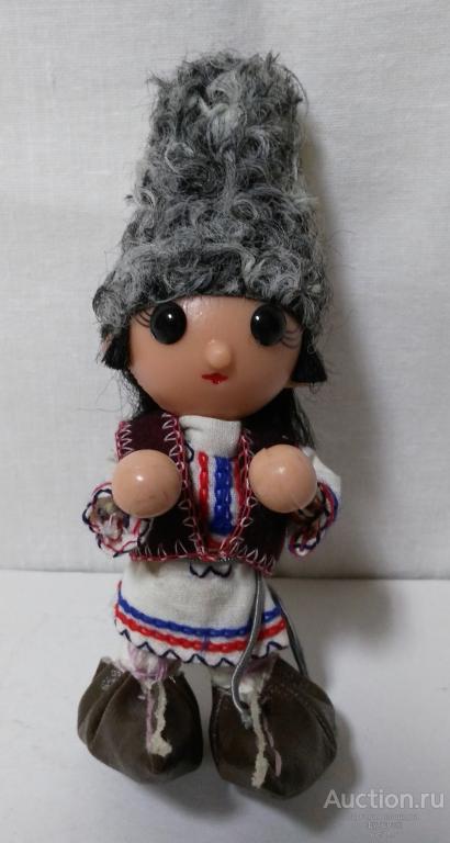 Кукла в национальном костюме Игрушка Сувенир Молдаванин СССР и573