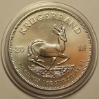 1 Ранд (Крюгерранд) 2018 год. Крюгеррэнд. Южная Африка. Серебро 999!