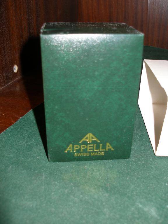 Коробка  для часов APPELLA.Swiss made.