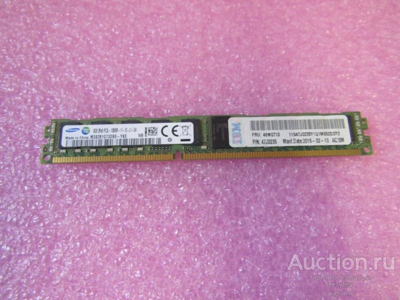 Оперативная память IBM 46W0710 2Rx8 8GB DDR3 Registered ECC PC3-12800
