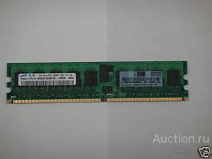Оперативная память HP 405475-051 1GB Reg PC2-5300 DDR2 single