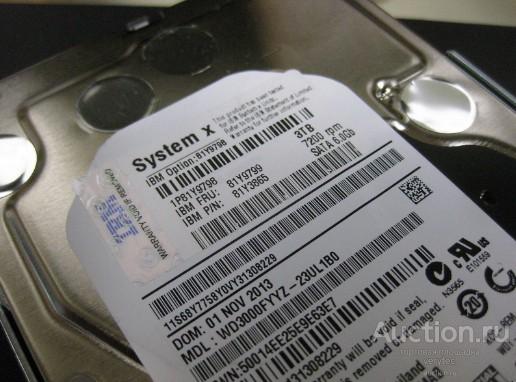 Жесткий диск IBM 81Y9798 3TB 7.2k SATA 6Gbps 3.5&quot;