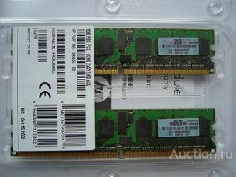 Оперативная память HP 408851-B21 2GB Reg PC2-5300 DDR2 2x1GB single Kit