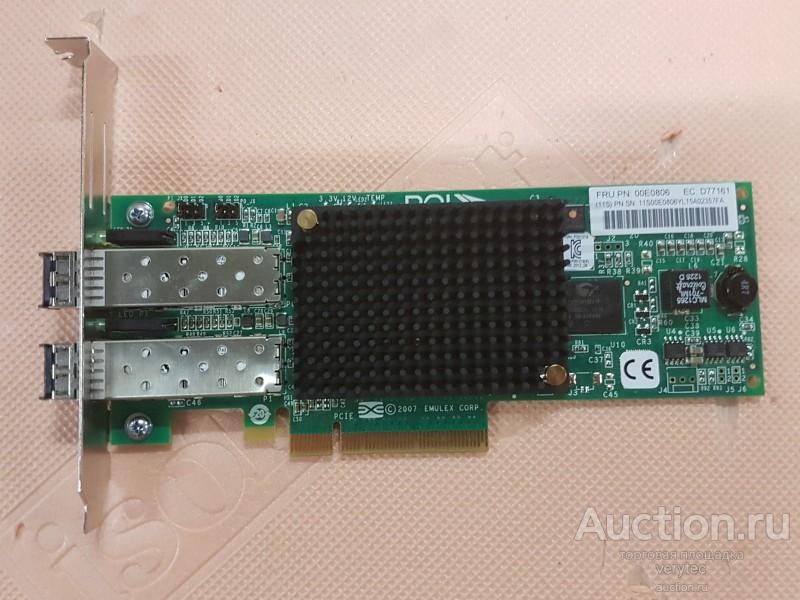 Контроллер IBM 00E0806 PCIe Dual Port 8GB Fibre Channel HBA 577D