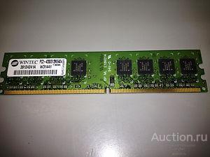 Оперативная память Wyse Technology 39124241A WINTEC PC2-4200/512M 1R