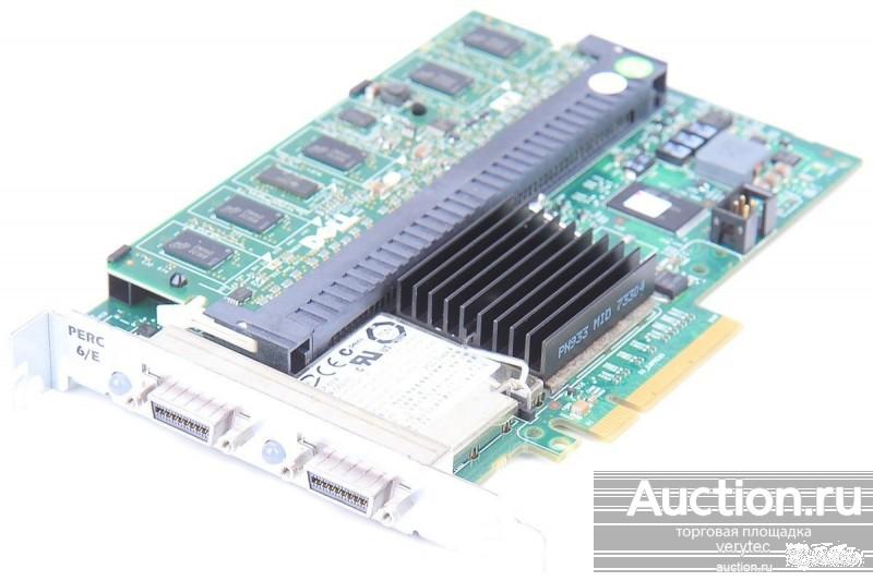 Контроллер Dell PERC6E PERC6/E SAS Raid Controller, External, PCIe 512MB Cache