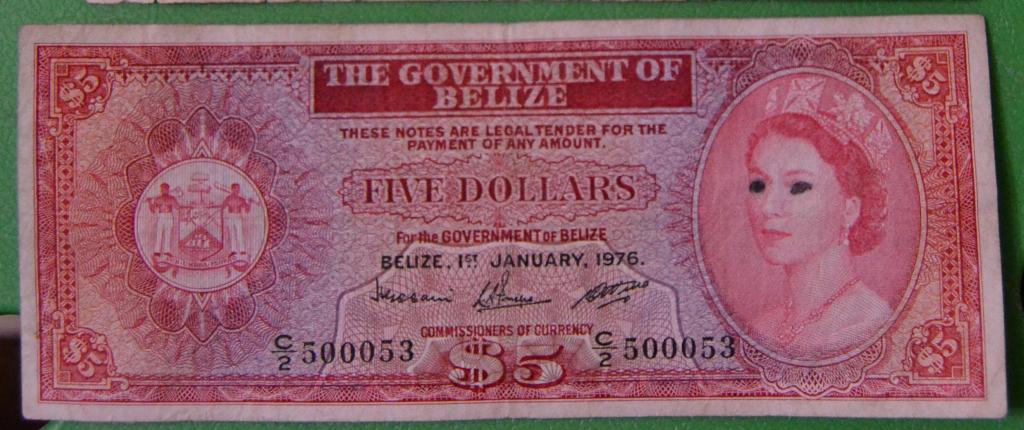 Белиз 5 долларов 1976 г. KM 35b