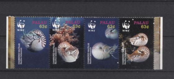 Палау - 06 Фауна WWF - морская фауна -моллюски - 4м ( сцепка ) -