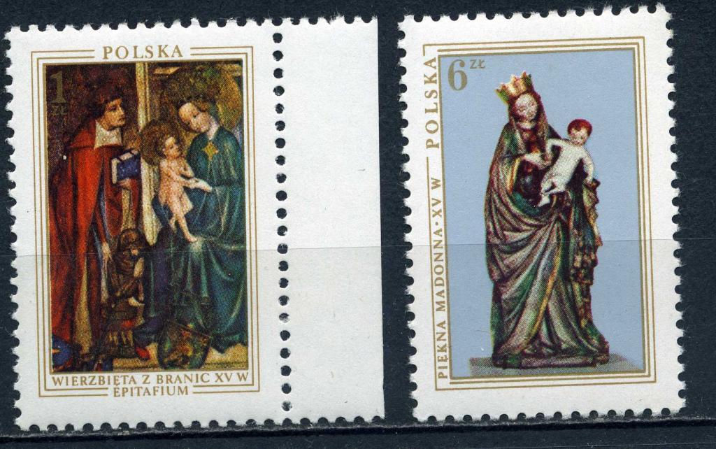 Польша. Мадонна. Серия 2 марки. 1976** 