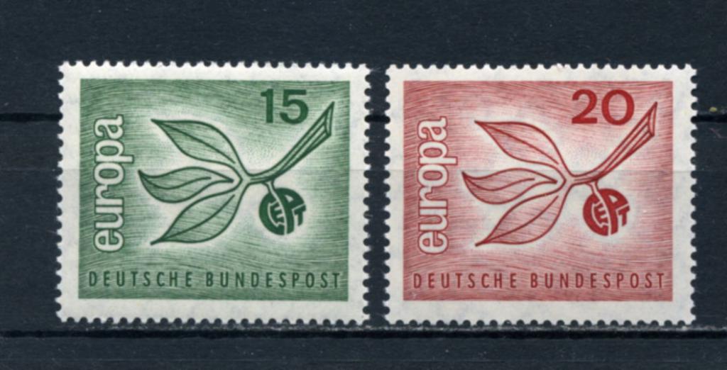 ФРГ. Германия. Дерево. Флора. Европа CEPT. Серия. 1965.**
