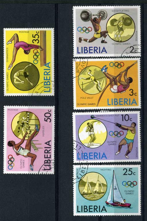 Либерия. Олимпиада. Серия 6 марок. 