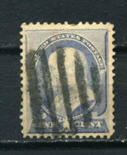 США. Президент Бенджамин Франклин. Стандарт. 1 марка. 1887/88 