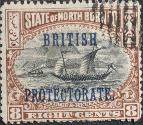 Сев. Борнео 1901 г. № 103 гашеная (КЦ 5,5 ЕВРО)