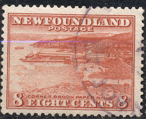 Ньюфаундленд 1932 г. стандарт №190 гашеная КЦ 3 ЕВРО