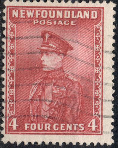 Ньюфаундленд 1932 г. стандарт № 175А гашеная КЦ 3 ЕВРО
