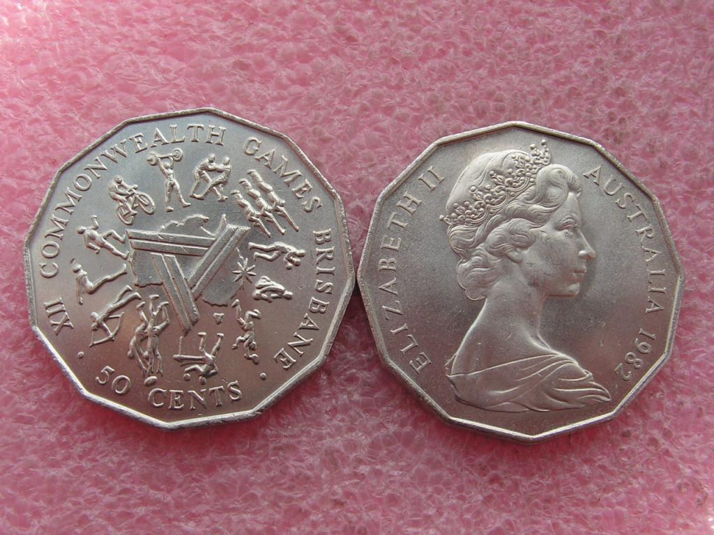 Австралия 50 центов 1982 XII игры содружества unc