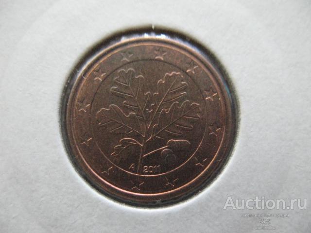 1 евроцент Германия 20112 А  №93