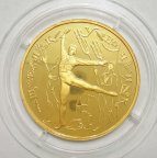 100 рублей 1996 г. РУССКИЙ БАЛЕТ- Щелкунчик. золото.