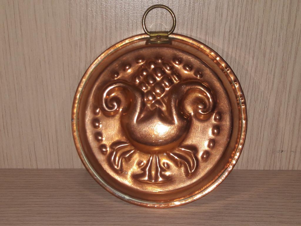 Форма для выпечки. Настенное пано. Германия. Медь. 8.