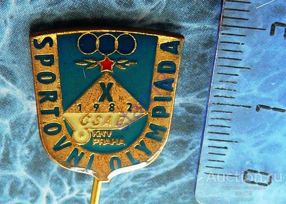 Спортивная олимпиада Прага ČSAD Чехословацкий автотранспорт 1982 тм #27 