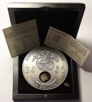 50 долларов 2001 год. Корабль Принцесса Луиза. Либерия. Серебро 999 - 907 грамм. Редкость - RRR!!!
