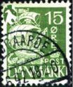 Дания DK AFA 257a  - Sailship, with hook on mast ГАШ см.описание