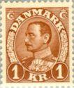 Дания DK 212  - King Christian X ГАШ см.описание