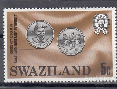 SWAZILAND  СВАЗИЛЕНД  Монеты  № 326  1979   Сост**