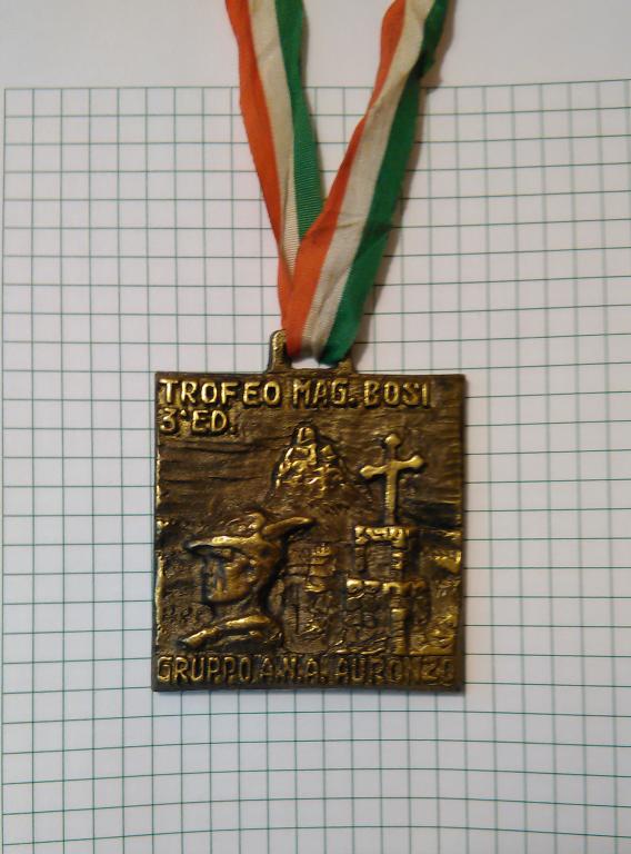 Медаль Межрегиональная беговая гонка 1983г. Италия, бронза