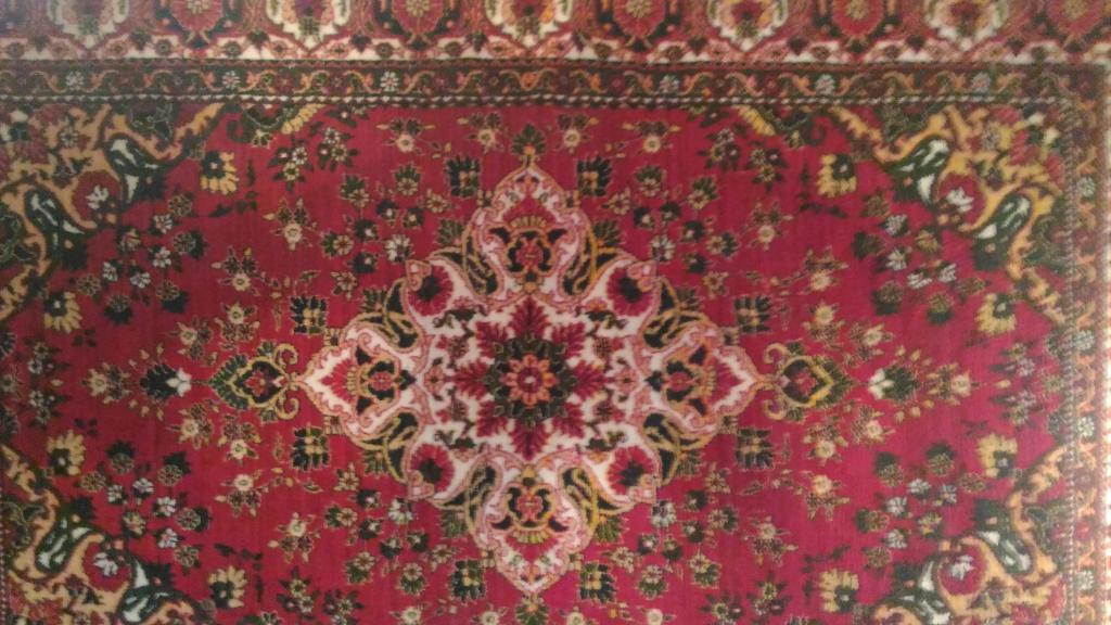 Ковёр винтажный из натуральной шерсти. Узбекская ССР.  1996 год.