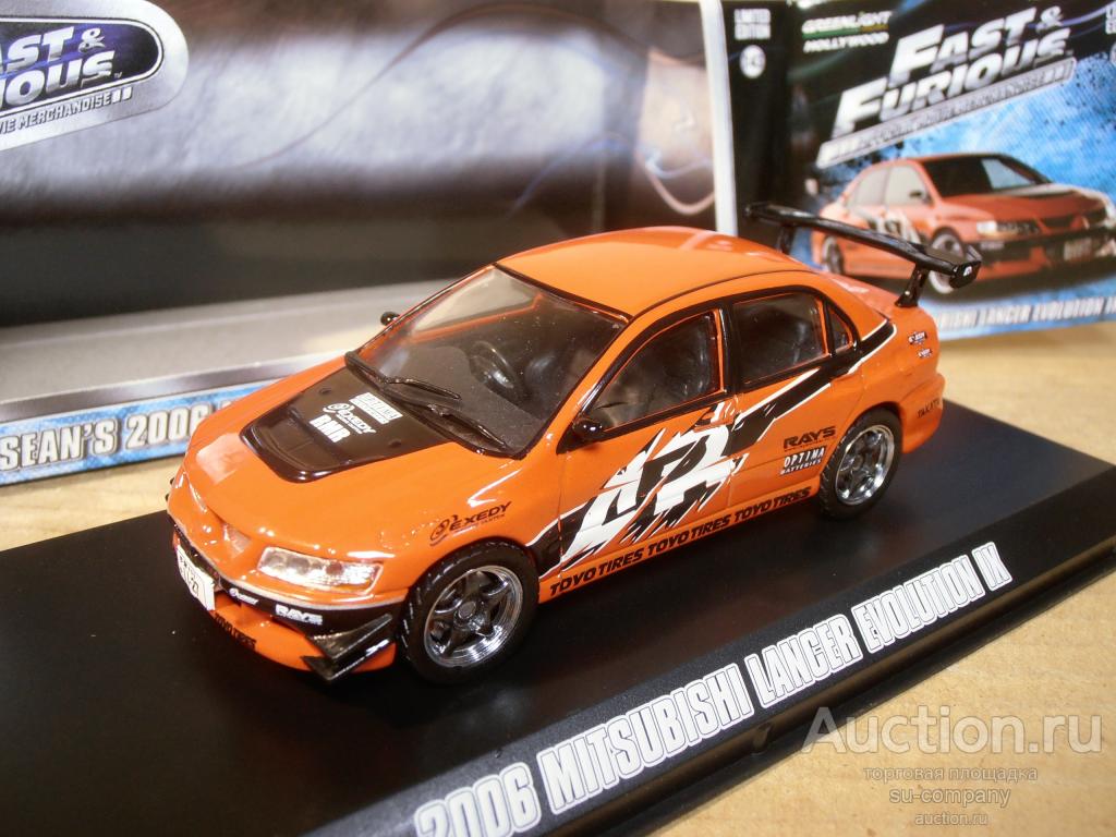 Mitsubishi Lancer Evo IX 2006 Fast Furious Tokyo Drift III 1 43 GreenLight 86213 Japan Auction.ru su company. 191518832311871