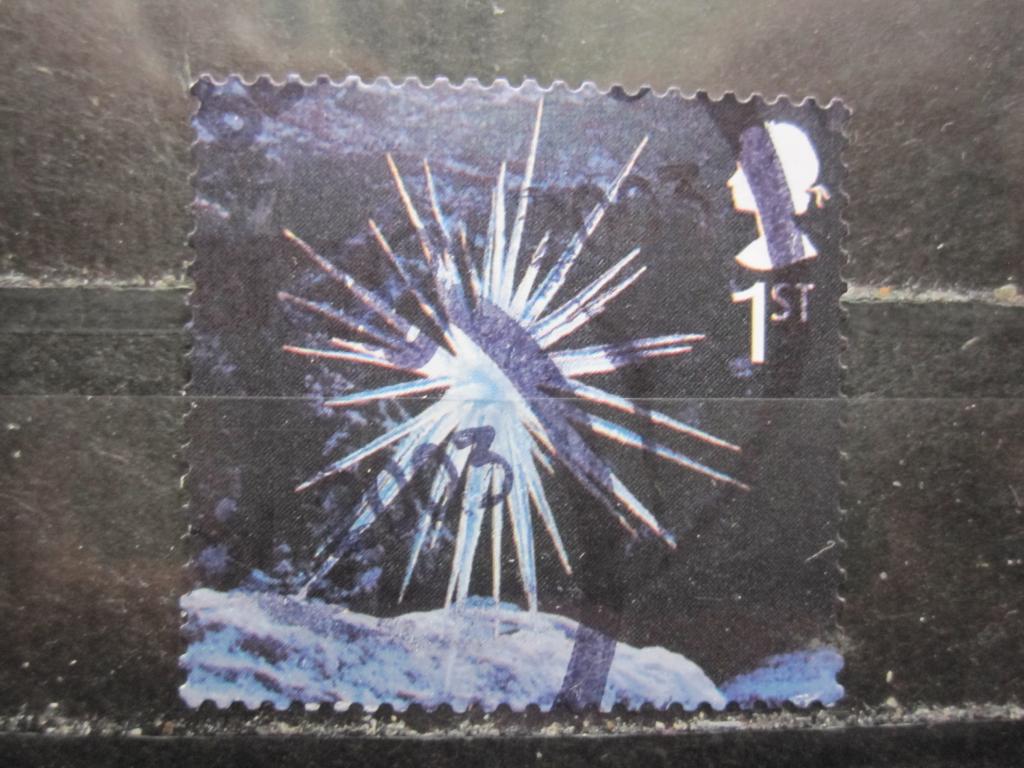 Великобритания  серия "Рождество 2003г.", Ледяные скульптуры-Звезда-сосулька