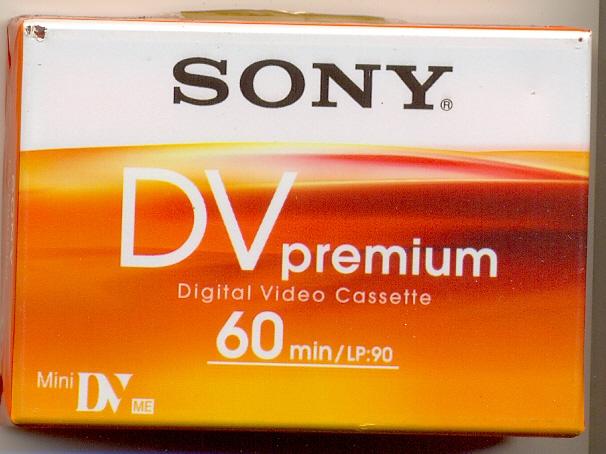 Кассета для видеокамеры SONY DV-60 PREMIUM ЗАПЕЧАТАНА