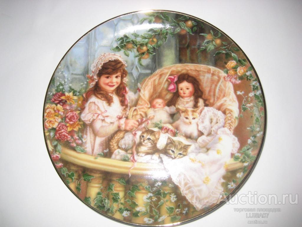 Тарелка фарфоровая.Дети.Детство.RECO