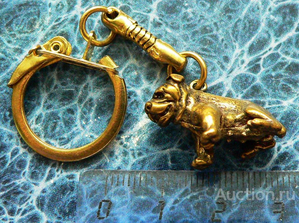 Брелок бульдог собака тм​ #32