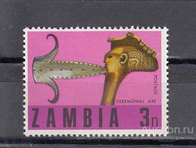 ZAMBIA  ЗАМБИЯ   Артефакты № 66  1970 Сост**
