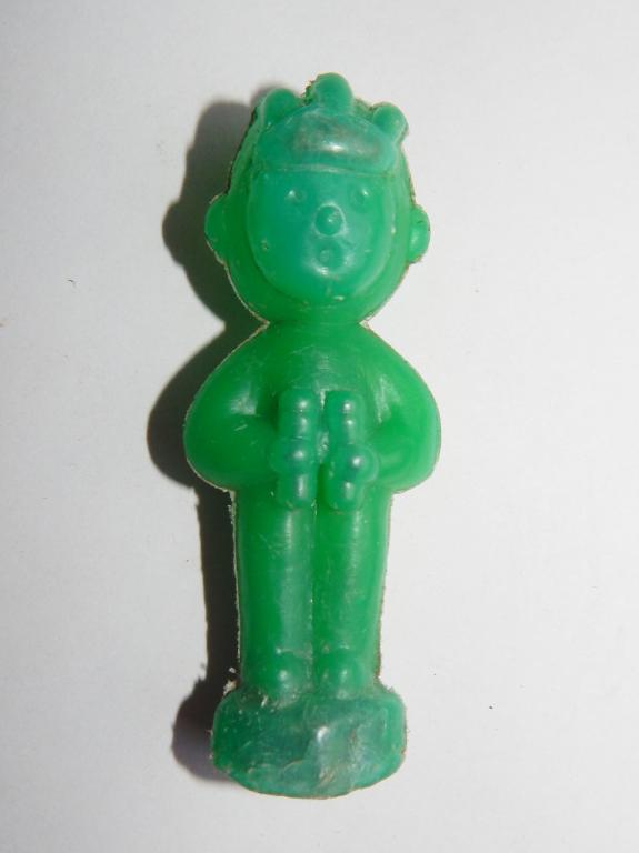 СОЛДАТИК ПЛАСТМАССОВЫЙ. ТАНКИСТ ЗЕЛЕНЫЙ-СССР