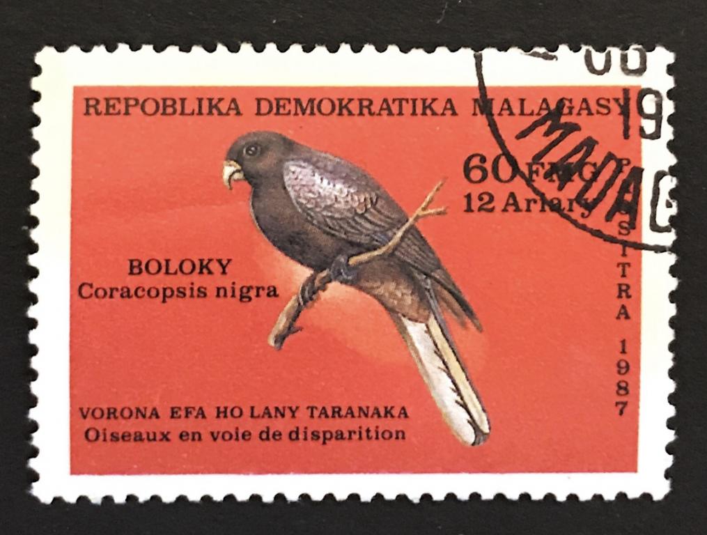 1987г. Мадагаскар. Вымирающие виды. №1046 (Michel)