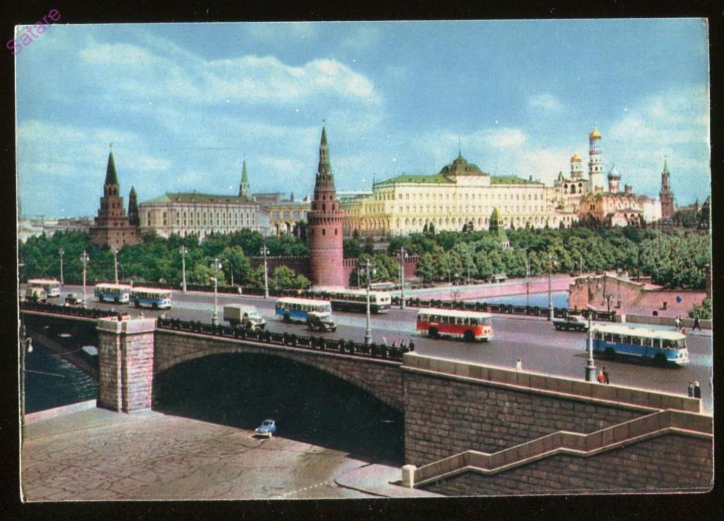 Кремль с большого каменного моста