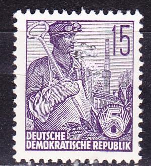 ГДР, 1955 г., стандарт, типо