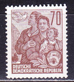 ГДР, 1955 г., стандарт, типо