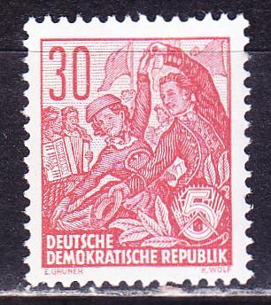 ГДР, 1953-54 г., стандарт, типо