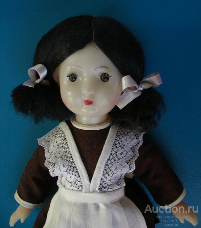 Кукла редкая паричковая ШКОЛЬНИЦА полиэтилен