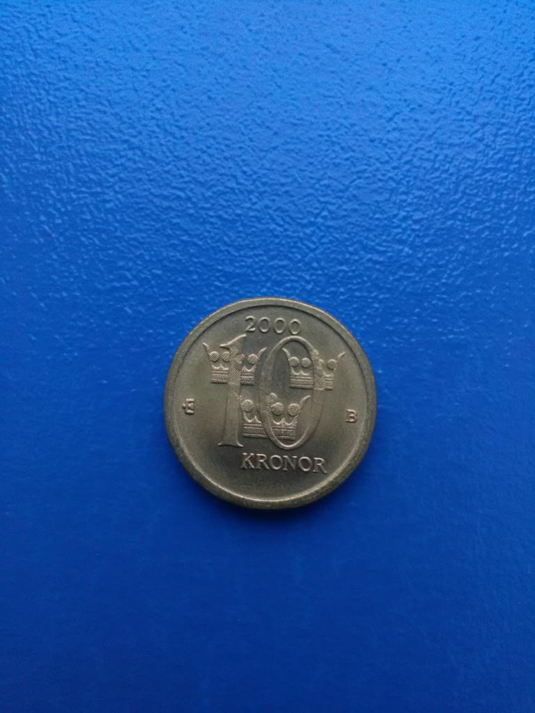 Швеция 10 крон 2000г.