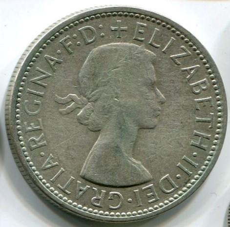 Австралия 1 флорин 1959 года. Серебро. Сохранность отличная