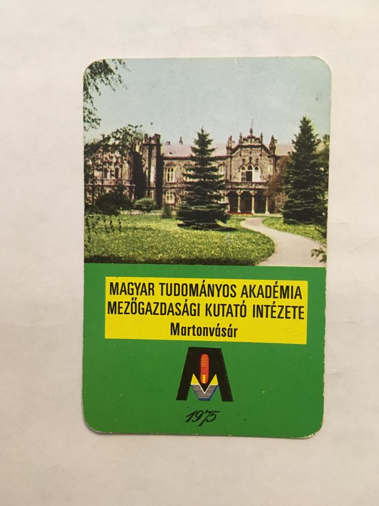 Календарь. Венгрия. Академия. 1975. Соцстраны. Карманный календарь . Карманный календарик.